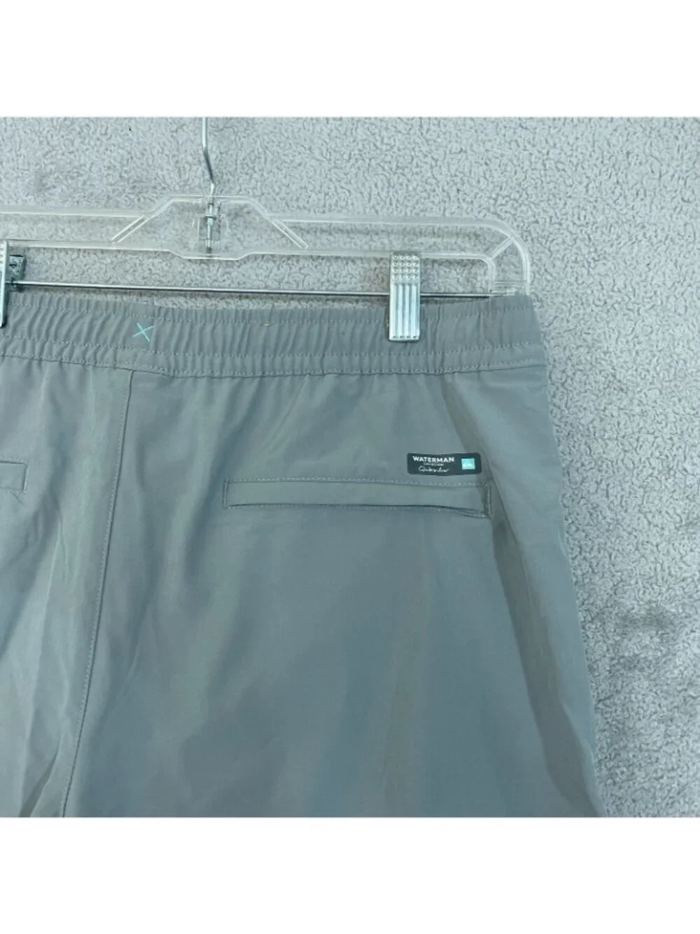 NWOT Quiksilver Waterman Collection Men's M Gray Swim Trunk